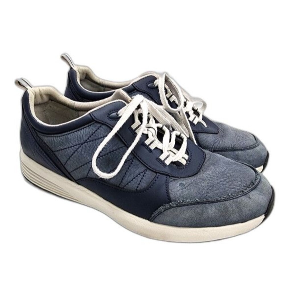 Rockport CH0408 Trustride Women's Navy Leather Trainers Sneakers Size 9